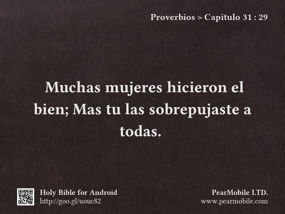 Proverbios, Capítulo 31:29